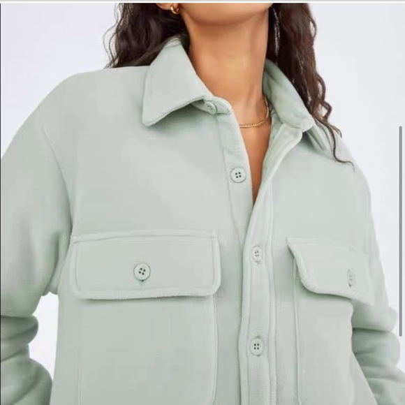 Aritzia Tna Polar Shirt Jacket - Picture 2 of 6